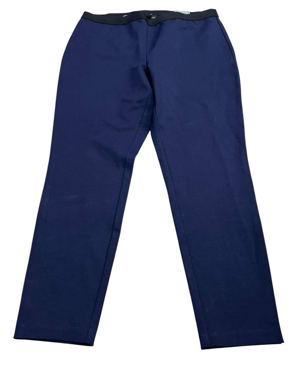 NWT Talbots Soho Ankle Pants Navy Blue Stretch Dress Pants Women’s Size 16